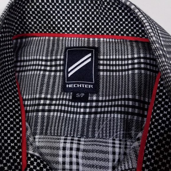 Hechter Checks/Boxes Casual Button Up Shirt - Picture 3 of 8